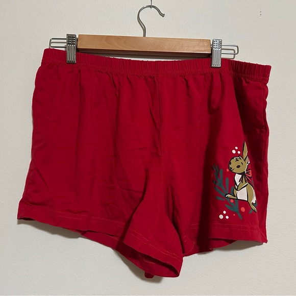 Disney Red Christmas Pajama Set Shirt - Picture 6 of 8